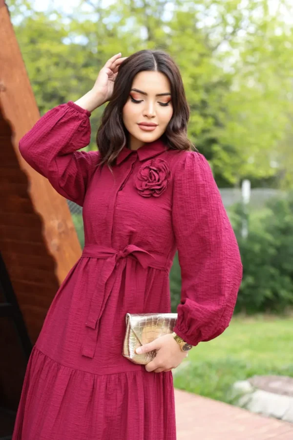 ⁦فستان ماكسي أنيق⁩ - الصورة ⁦4⁩